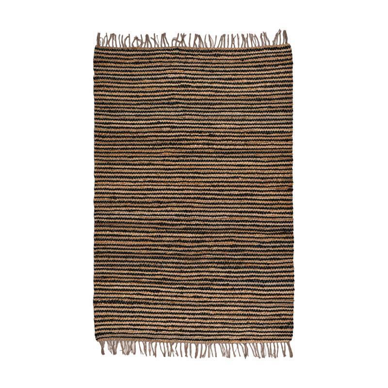 chali-fylliana-jute-mayro-kafe-chroma-120x180ek1767774302 Χαλι Fylliana Jute Μαυρο-Καφε Χρωμα 120x180εκ - Image 1