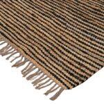 Χαλι Fylliana Jute Μαυρο-Καφε Χρωμα 120x180εκ - Image 2