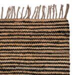 Χαλι Fylliana Jute Μαυρο-Καφε Χρωμα 60x120εκ - Image 3