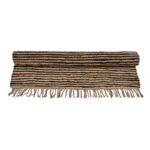 Χαλι Fylliana Jute Μαυρο-Καφε Χρωμα 60x120εκ - Image 4