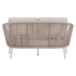 Daybed Σειρα Xantion HM6474.02 Λευκο Αλουμινιο--Σχοινι--Olefin 157x147x88υεκ - Image 6