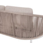 Daybed Σειρα Xantion HM6474.02 Λευκο Αλουμινιο--Σχοινι--Olefin 157x147x88υεκ - Image 10