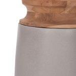 Διακοσμητικα Βαζα Δαπεδου 2τμχ Linter HM21140.03 Fiber Cement Γκρι-Ξυλο Τεακ 47υ & 60υεκ - Image 12