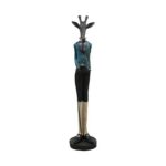 Διακοσμητικη Φιγουρα Fylliana "Giraffe" Μπλε Χρωμα 27x26x118εκ