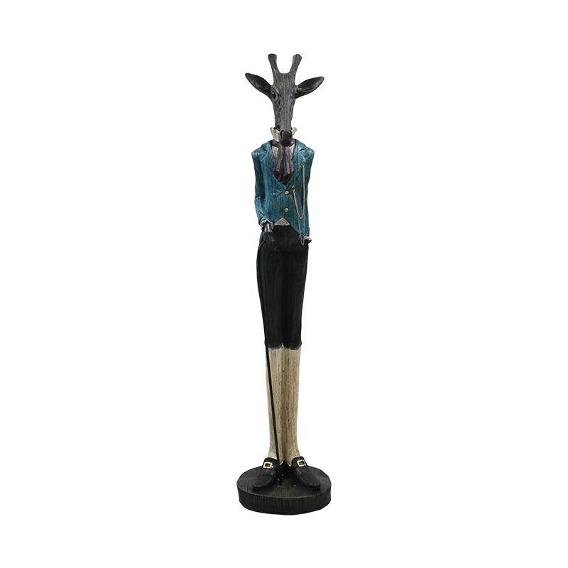 diakosmitiki-figoyra-fylliana-giraffe-mple-chroma-27x26x118ek1721638207 Διακοσμητικη Φιγουρα Fylliana "Giraffe" Μπλε Χρωμα 27x26x118εκ - Image 1