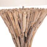 Διακοσμητικο Φωτιστικο Δαπεδου Altar HM4433 Driftwood--Λευκο Pvc φ45x142υεκ. - Image 4