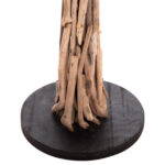 Διακοσμητικο Φωτιστικο Δαπεδου Altar HM4433 Driftwood--Λευκο Pvc φ45x142υεκ. - Image 5