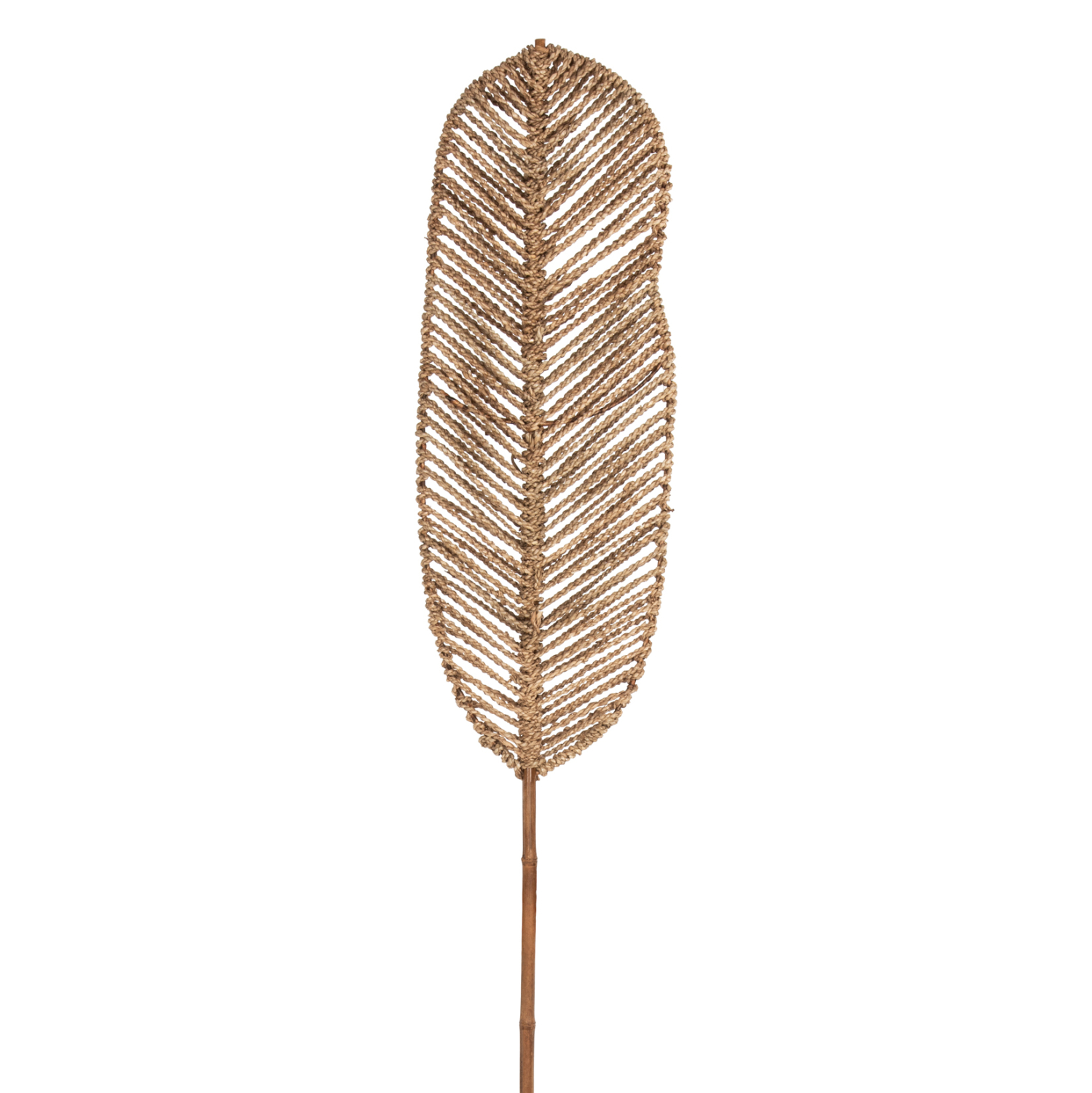 diakosmitiko-fyllo-apo-bamboo-kai-seagra Διακοσμητικο Φυλλο Απο Βαμβοο Και Seagrass Μαυρο Φυσικο HM7823.02 30x200x3yεκ. - Image 1