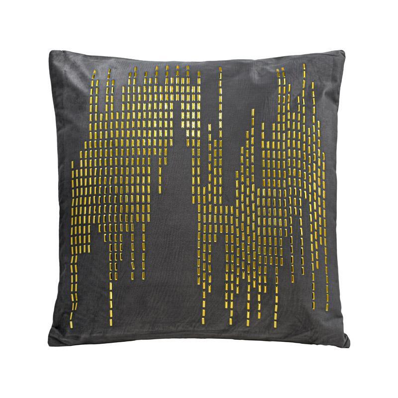 diakosmitiko-maxilari-fylliana-gkri-chryso-chroma-45x45x10ek1753363502 Διακοσμητικο Μαξιλαρι Fylliana Γκρι-Χρυσο Χρωμα 45x45x10εκ - Image 1