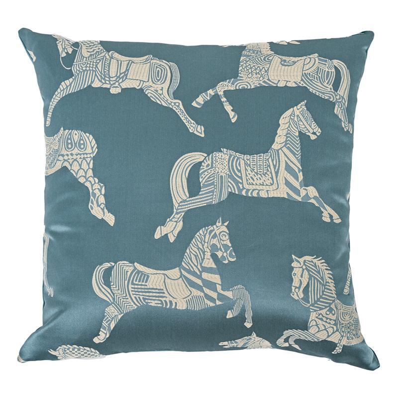 diakosmitiko-maxilari-fylliana-horse-whisper-mple-chroma-45x45x10ek1782375302 Διακοσμητικο Μαξιλαρι Fylliana Horse Whisper Μπλε Χρωμα 45x45x10εκ - Image 1