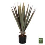 Διακοσμητικο Συνθετικο Φυτο HM7985 Sisal Agave Σε Γλαστρα φ13,5x13-76υεκ.