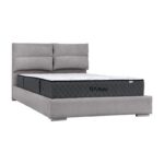 Διπλο Κρεβατι Fylliana Andros Γκρι Χρωμα 175x214x115εκ (160x200)