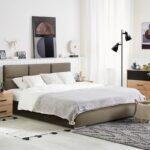 Διπλο Κρεβατι Fylliana Berlin Μπεζ Χρωμα Υφασματος 175x214x115εκ (160*200) - Image 2