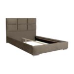 Διπλο Κρεβατι Fylliana Berlin Μπεζ Χρωμα Υφασματος 175x214x115εκ (160*200) - Image 3