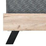 Διπλο Κρεβατι Fylliana Oslo Ανθρακι Χρωμα 173x214x118εκ (160x200) - Image 7