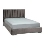 Διπλο Κρεβατι Fylliana Palermo Taupe Χρωμα Υφασματος 175x214x115εκ (160x200)