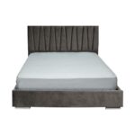Διπλο Κρεβατι Fylliana Palermo Taupe Χρωμα Υφασματος 175x214x115εκ (160x200) - Image 3