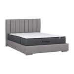 Διπλο Κρεβατι Fylliana Udine Ανθρακι Χρωμα 167x214x115εκ (160x200)