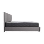 Διπλο Κρεβατι Fylliana Udine Ανθρακι Χρωμα 167x214x115εκ (160x200) - Image 4