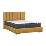 Διπλο Κρεβατι Fylliana Udine Μουσταρδι Χρωμα 167x214x115εκ (160x200)