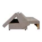 Διθεσιος Καναπες-Κρεβατι Fylliana Nest Καφε Χρωμα 145x100x92εκ - Image 6