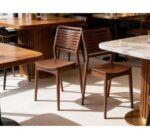 Dolce Vita Lined Καρέκλα Πολυπροπυλενίου Terracotta - Image 3