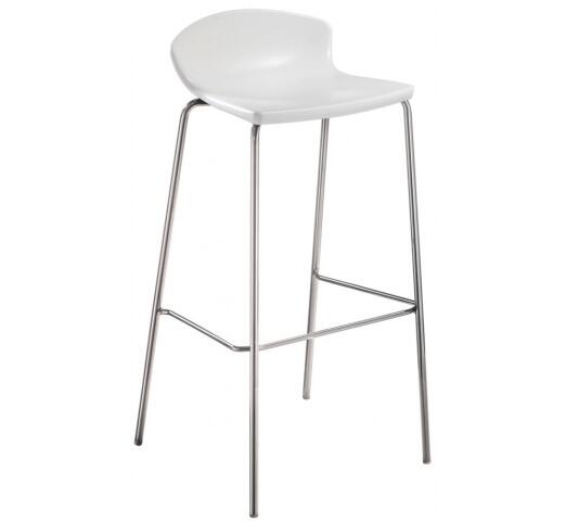 easy-77-skampo-bar-179-88893 Easy cod.58.00/77NA Σκαμπό Μπαρ Χρωμίου - Image 1