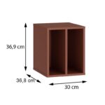 Ενθετο Ραφι Οργανωσης Alice Terracotta Χρωμα 30x35x37εκ - Image 3
