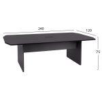 Επαγγελματικο Γραφειο Συνεδριασεων Rosewood HM2103.01--- 240χ120χ75y - Image 2