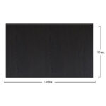 Επιφανεια Τραπεζιου Werzalit 120χ70χ3.5εκ.σε Wenge Χρωμα HM5232.03 - Image 2