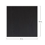 Επιφανεια Τραπεζιου Werzalit 60χ60χ3.5εκ. Σε Wenge Χρωμα HM5229.03 - Image 2