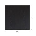 Επιφανεια Τραπεζιου Werzalit 80χ80χ3.5εκ. Σε Wenge Χρωμα HM5231.03 - Image 2