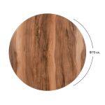 Επιφανεια Τραπεζιου φ70χ2.5εκ. 525 Werzalit Indian Sesami HM5228.10 - Image 2