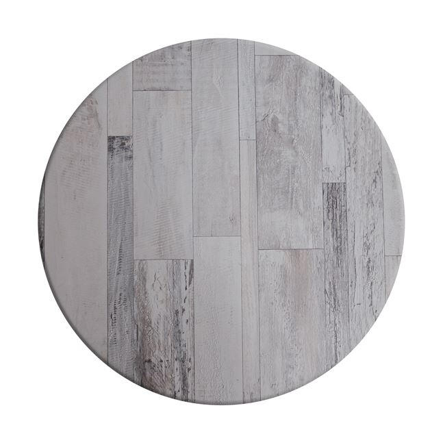 epifaneia-trapezioy-537-werzalit-f60-se- Επιφανεια Τραπεζιου 537 Werzalit φ60χ2.5εκ. Σε White Block Χρωμα HM5227.07 - Image 1