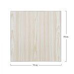 Επιφανεια Τραπεζιου Απο MDF 70χ70 Εκ. HM8438.03 Δρυς Μαυρο - Image 2