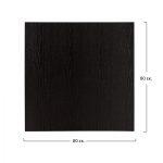 Επιφανεια Τραπεζιου Απο MDF 80χ80 Εκ. Μαυρη HM8439.02 - Image 2