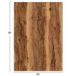 Επιφανεια Τραπεζιου HPL Ορθογωνια HM6350.30 Indian Sheesham 60x80εκ. - Image 5