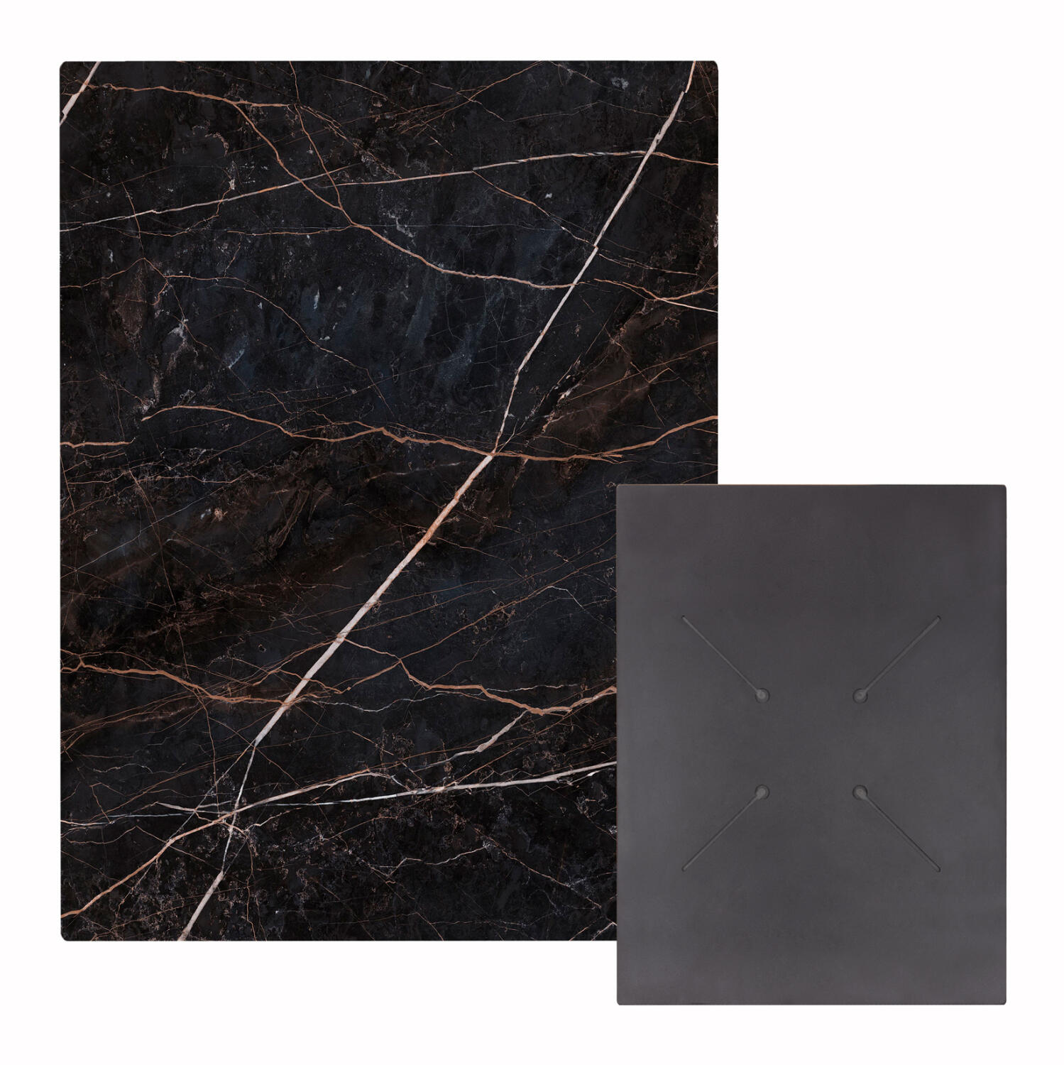 epifaneia-trapezioy-hpl-orthogonia-fb963 Επιφανεια Τραπεζιου HPL Ορθογωνια HM6350.34 Black Marble 60x80εκ. - Image 1