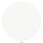 Επιφανεια Τραπεζιου HPL Στρογγυλη HM5841.23 White φ60εκ. - Image 2