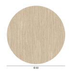 Επιφανεια Τραπεζιου HPL Στρογγυλη HM5841.35 Travertine φ60εκ. - Image 2