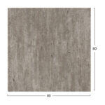 Επιφανεια Τραπεζιου HPL Τετραγωνη HM5839.37 Concrete 80x80εκ. - Image 2