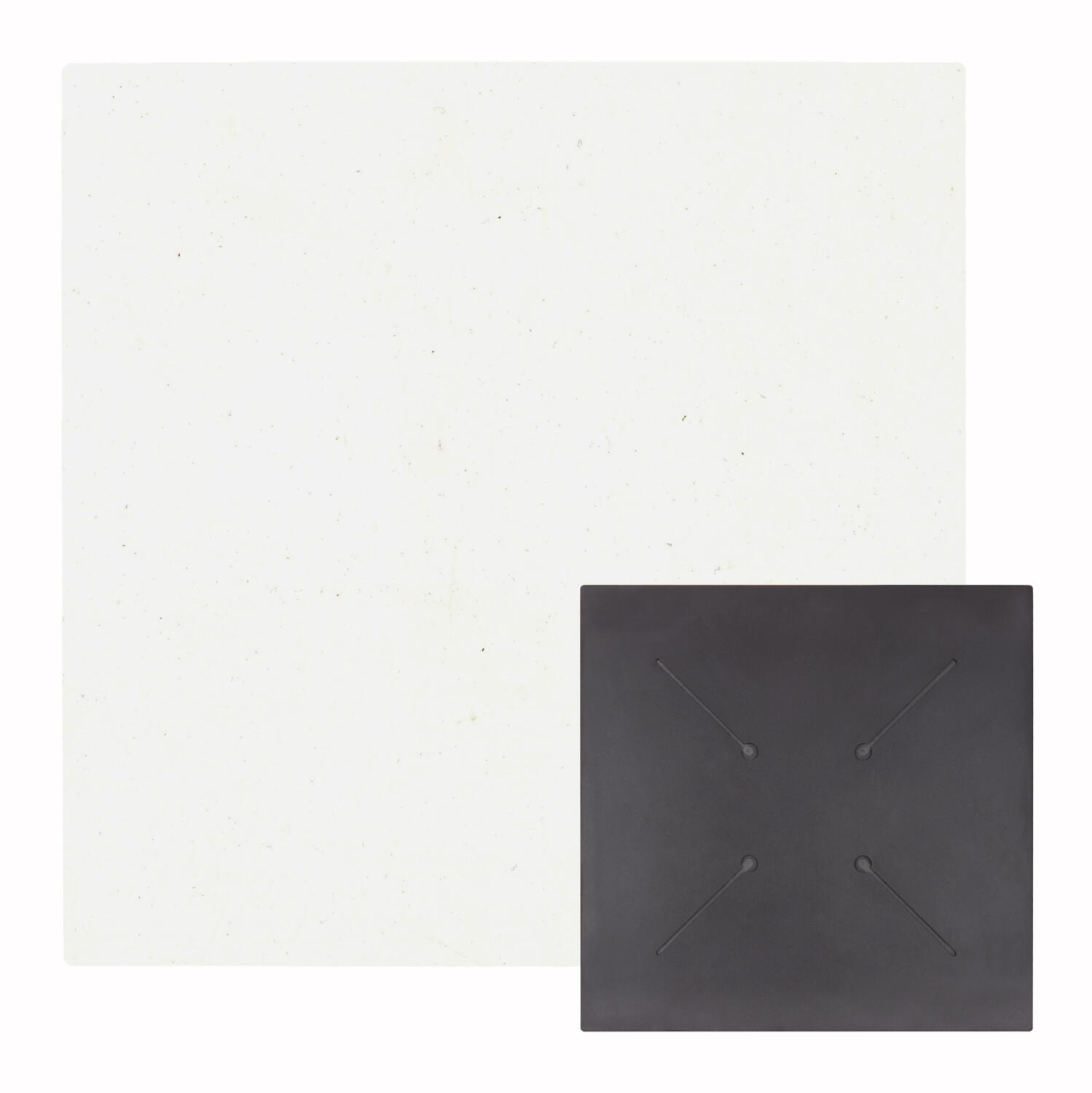 epifaneia-trapezioy-hpl-tetragoni-fb9583 Επιφανεια Τραπεζιου HPL Τετραγωνη HM5839.23 White 80x80εκ. - Image 1