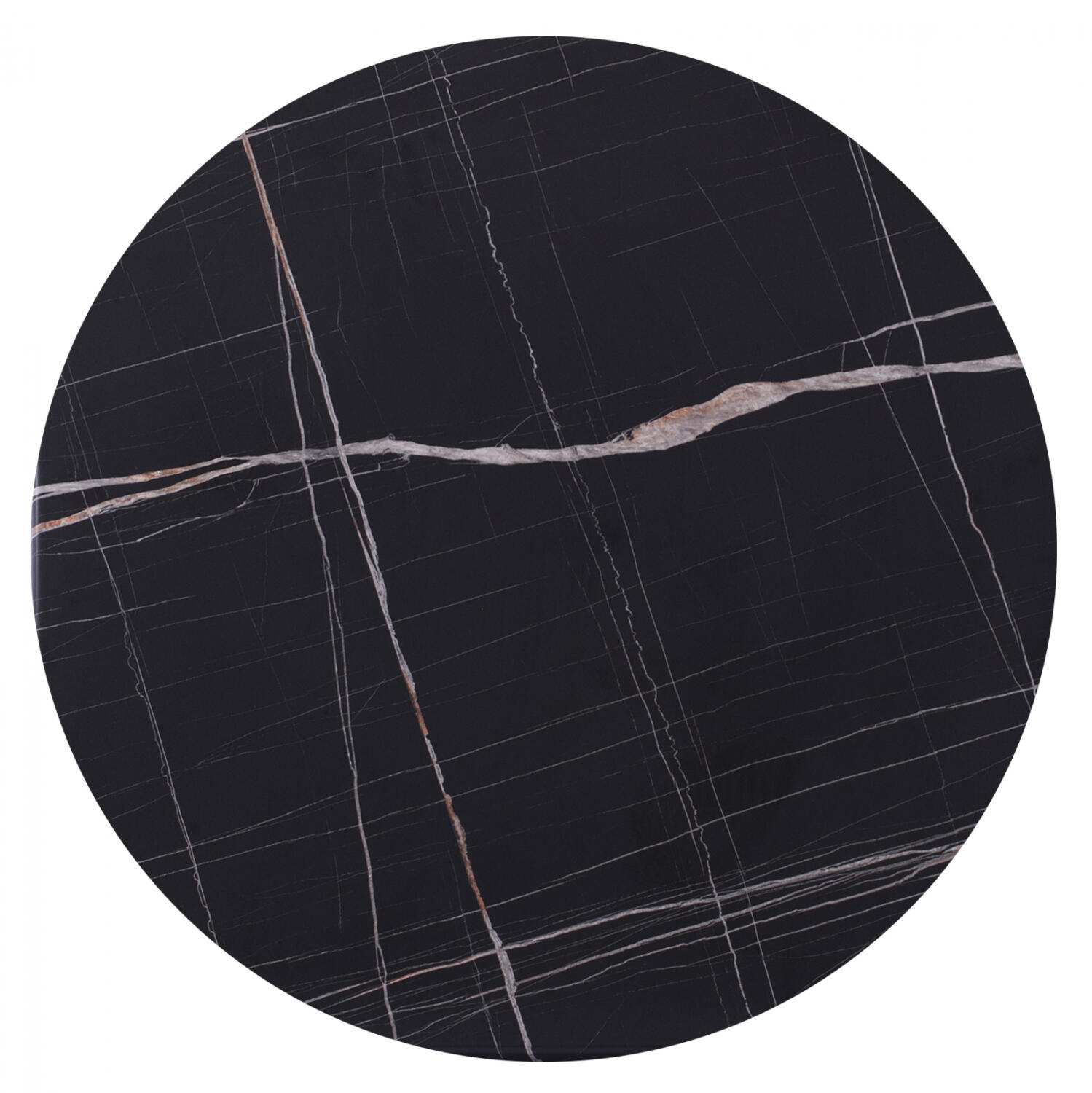 epifaneia-trapezioy-mayro-marmaro-741-we Επιφανεια Τραπεζιου φ70χ2.5εκ. Werzalit Μαυρο Μαρμαρο 741 HM5228.13 - Image 1