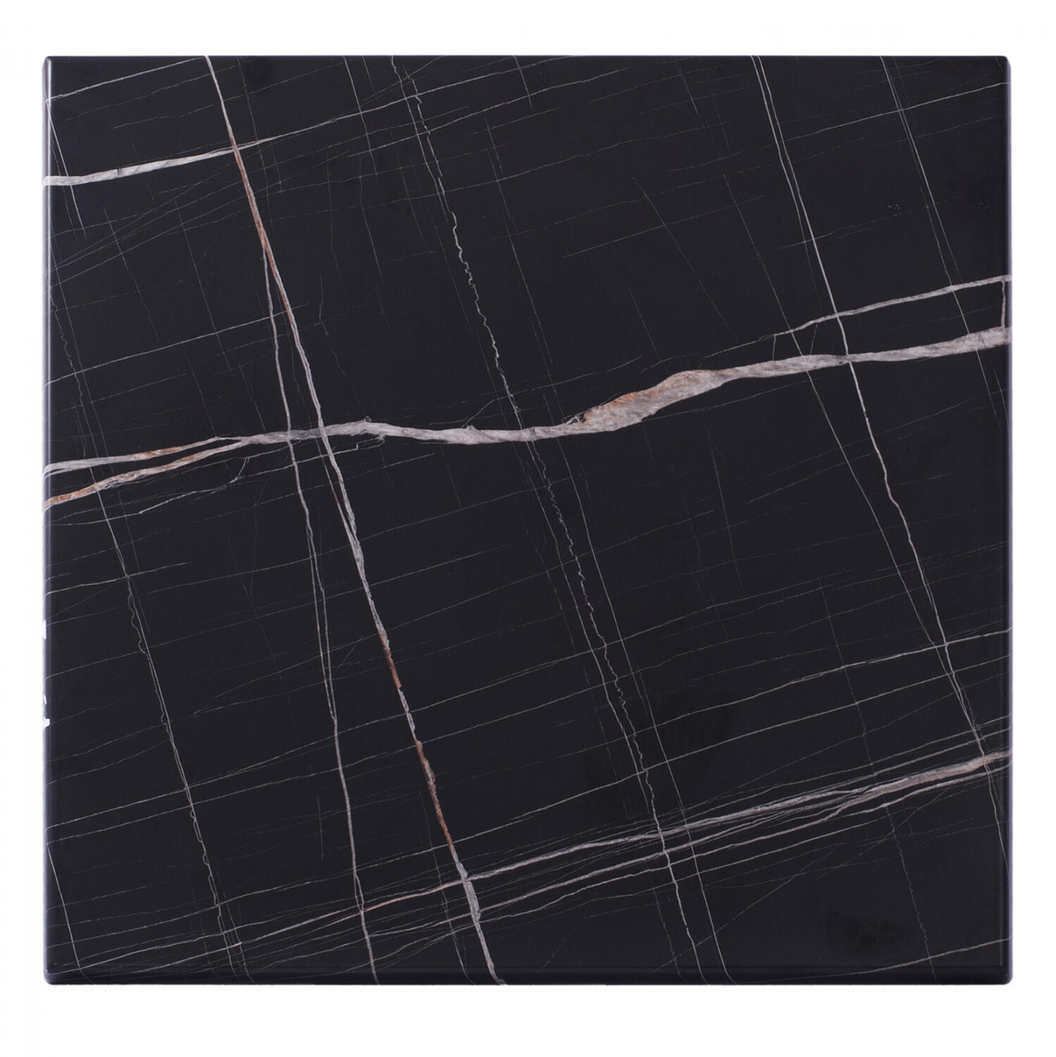 epifaneia-trapezioy-mayro-marmaro-741-we Επιφανεια Τραπεζιου Werzalit 80χ80χ3.5εκ. Μαυρο Μαρμαρο HM5231.13 - Image 1