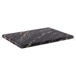 Επιφανεια Τραπεζιου Werzalit 120χ80χ3.5εκ. Black Gold Marble HM5630.15 - Image 3