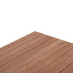 Επιφανεια Τραπεζιου Ορθογωνια HM18138 Ξυλο Teak--Φυσικο 120x80x4(πάχος)εκ. - Image 6