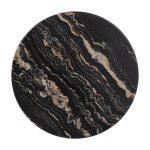 Επιφανεια Τραπεζιου φ60χ2.5εκ. 5787 Werzalit Black Gold Marble HM5227.15