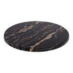 Επιφανεια Τραπεζιου φ60χ2.5εκ. 5787 Werzalit Black Gold Marble HM5227.15 - Image 3