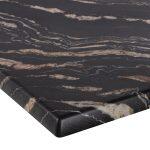 Επιφανεια Τραπεζιου Werzalit 70χ70χ3.5εκ.black Gold Marble HM5230.15 - Image 8