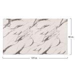 Επιφανεια Τραπεζιου Werzalit 120χ80χ3.5εκ. Marble White-Grey 5657 HM5630.11 - Image 2